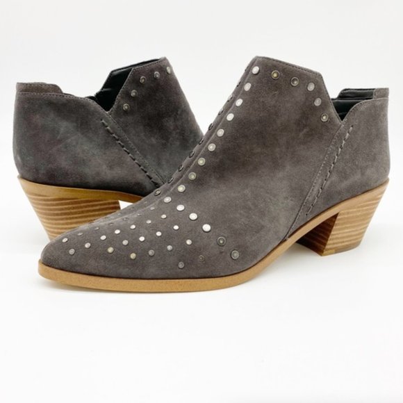1. STATE Loka Grey Studded Ankle Bootie SZ 8 - Picture 1 of 8